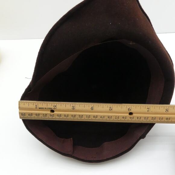 Vintage Velvet Turban Cloche Hat & Darcel Mink Fur Hat w/ Floral Box Set main image 9